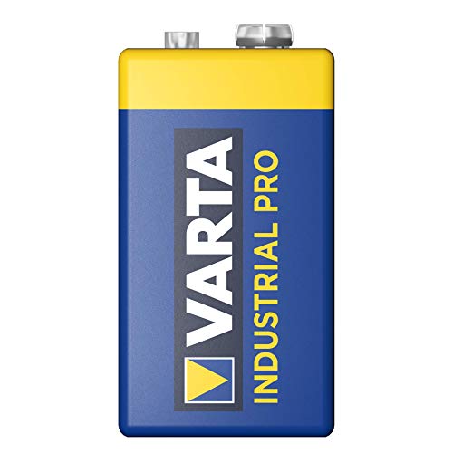 Pila alcalina de 9 V Varta Industrial, pilas alcalinas 6LR61 - Paquete de 20 unidades Pila alcalina de 9 V Varta Industrial, pilas alcalinas 6LR61 - Paquete de 20 unidades
