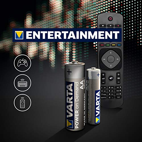 Pila de 9 V VARTA Power on Demand. Paquete de 10 unidades - inteligente, flexible y potente para consumidores móviles finales