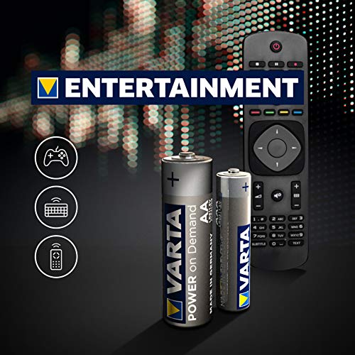Pila de 9 V VARTA Power on Demand. Paquete de 10 unidades - inteligente, flexible y potente para consumidores móviles finales Pila de 9 V VARTA Power on Demand. Paquete de 10 unidades - inteligente, flexible y potente para consumidores móviles finales