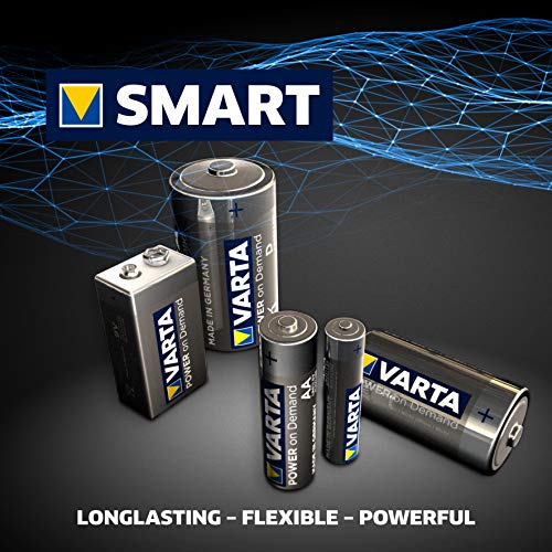 Pila de 9 V VARTA Power on Demand. Paquete de 10 unidades - inteligente, flexible y potente para consumidores móviles finales Pila de 9 V VARTA Power on Demand. Paquete de 10 unidades - inteligente, flexible y potente para consumidores móviles finales