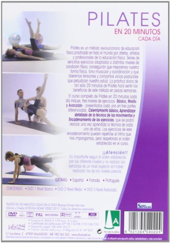 Pilates: 20 minutos cada día [DVD]