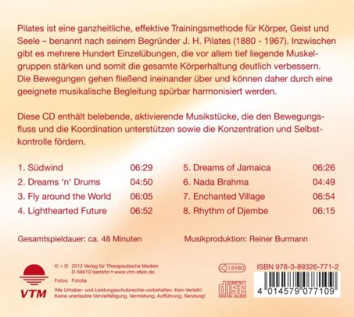 Pilates Musik; Der ideale musikalische Rahmen für ihre Pilates-Übungen; belebend & ektivierend Pilates Musik; Der ideale musikalische Rahmen für ihre Pilates-Übungen; belebend & ektivierend