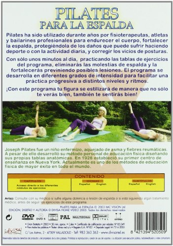 Pilates Para La Espalda [DVD]