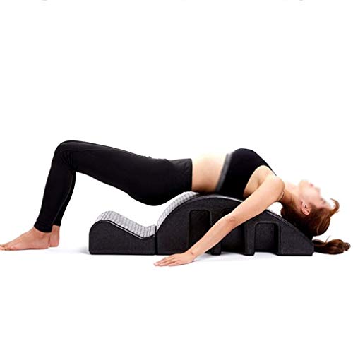 Pilates Spine Supporter Mesa de masajes Spine Corrector Ortopédico Spine Corrector de Estiramiento de Espalda, Yoga Cama de Masaje for aliviar el Dolor de Masaje de Yoga Inicio