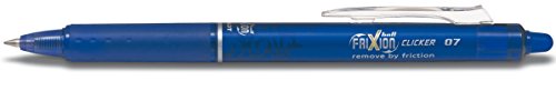 Pilot Azul Frixion Clicker Retráctil Fino Punta redonda Borrable Plumas Pluma 0.7mm Punta Plumilla 0.35mm Línea BLRT-FR7 (Paquete De 6) Pilot Azul Frixion Clicker Retráctil Fino Punta redonda Borrable Plumas Pluma 0.7mm Punta Plumilla 0.35mm Línea BLRT-FR7 (Paquete De 6)