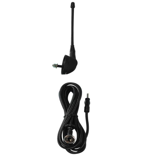 Pilot LA_40225 - Antena universal de techo (mástil - 14 cm), color negro cromado Pilot LA_40225 - Antena universal de techo (mástil - 14 cm), color negro cromado