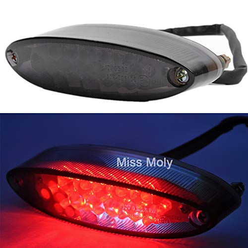 Piloto Trasero Moto, 28 LED Motocicleta Luz trasera de Seña,12V Luz Freno de Marcha para Motos Dirt Bike Quads ATV Piloto Trasero Moto, 28 LED Motocicleta Luz trasera de Seña,12V Luz Freno de Marcha para Motos Dirt Bike Quads ATV