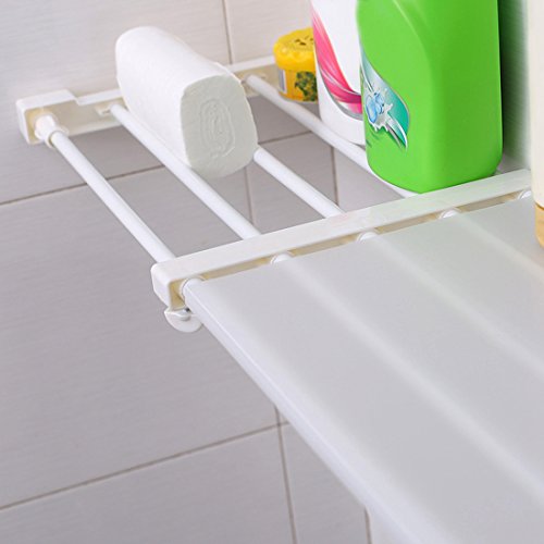 Pinji Estante Ajustable Antideslizante de Buena Hechura Blanco S Pinji Estante Ajustable Antideslizante de Buena Hechura Blanco S