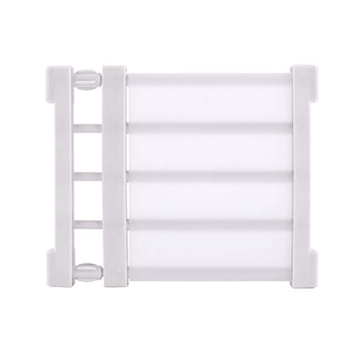 Pinji Estante Ajustable Antideslizante de Buena Hechura Blanco S Pinji Estante Ajustable Antideslizante de Buena Hechura Blanco S