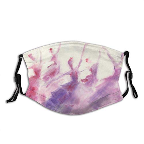 Pink Dancer Ballet Impresionista Resumen Danza clásica Hermosa Bailarina Vintage Elegante Unisex Algodón Protección Facial cálida Pink Dancer Ballet Impresionista Resumen Danza clásica Hermosa Bailarina Vintage Elegante Unisex Algodón Protección Facial cálida