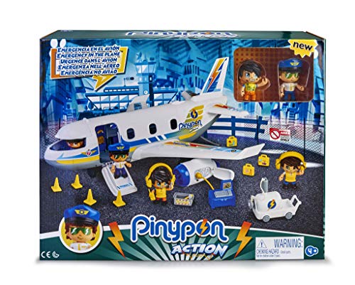 Pinypon Action- Emergencia en el avión con Dos Figuras y de Accesorios, para niños y niñas de 4 a 8 años, (Famosa 700015149) , color/modelo surtido Pinypon Action- Emergencia en el avión con Dos Figuras y de Accesorios, para niños y niñas de 4 a 8 años, (Famosa 700015149) , color/modelo surtido