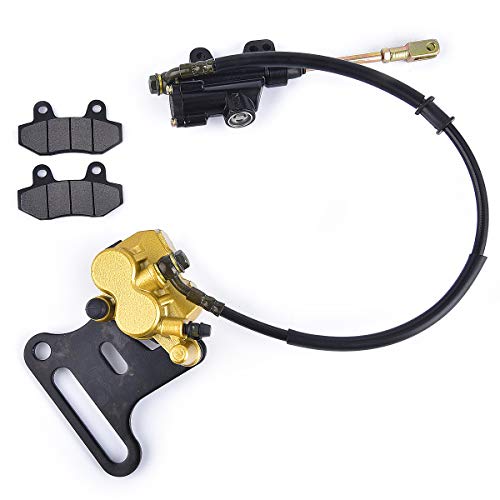 Pinza de freno hidráulica trasera, cilindro principal de freno de repuesto para ATV Quad de 70 cc, 110 cc, 125 cc, 150 cc Pinza de freno hidráulica trasera, cilindro principal de freno de repuesto para ATV Quad de 70 cc, 110 cc, 125 cc, 150 cc