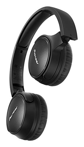 Pioneer S6 - Auriculares ANC inalámbricos (Plegable, reducción de Ruido, 30 Horas de reproducción, función de Carga rápida, Voz Sensible, Bluetooth 5.0), Color Negro