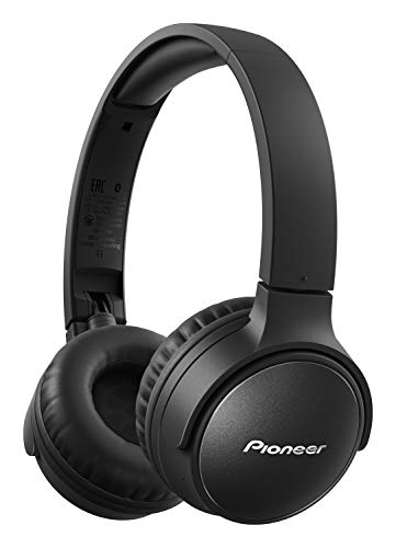 Pioneer S6 - Auriculares ANC inalámbricos (Plegable, reducción de Ruido, 30 Horas de reproducción, función de Carga rápida, Voz Sensible, Bluetooth 5.0), Color Negro
