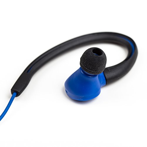 Pioneer SE-E3-L - Auriculares Deportivos (Resistentes al Agua IPX-2, Clips Ajustables) Color Azul