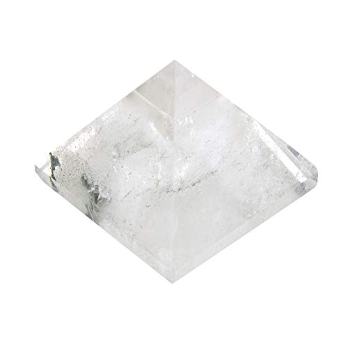 Pirámide de cristal natural Torre de curación de energía/Pirámide de cristal curativo para protección y energía positiva/Cuarzo natural para Chakra Reiki Decoración del hogar Adorno de decoración de r Pirámide de cristal natural Torre de curación de energía/Pirámide de cristal curativo para protección y energía positiva/Cuarzo natural para Chakra Reiki Decoración del hogar Adorno de decoración de r