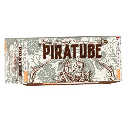 Piratube - 1200 tubos de cigarrillos prémium, con papel francés y filtro de alta gama