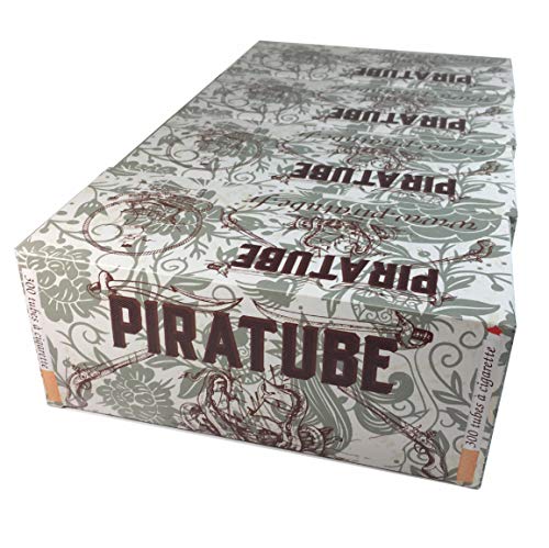 Piratube - 1200 tubos de cigarrillos prémium, con papel francés y filtro de alta gama