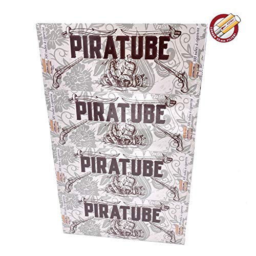 Piratube EXTRA 4 cajas de 300 tubos de cigarrillos Extras con filtros largos