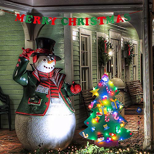 PITAYA Árbol de Navidad de Fieltro,Arbol de Navidad de Fieltro DIY con 26pcs Árbol de Navidad para niños Juguetes educativos Decoración de Pared,Merry Christmas Bandera de Fieltro PITAYA Árbol de Navidad de Fieltro,Arbol de Navidad de Fieltro DIY con 26pcs Árbol de Navidad para niños Juguetes educativos Decoración de Pared,Merry Christmas Bandera de Fieltro