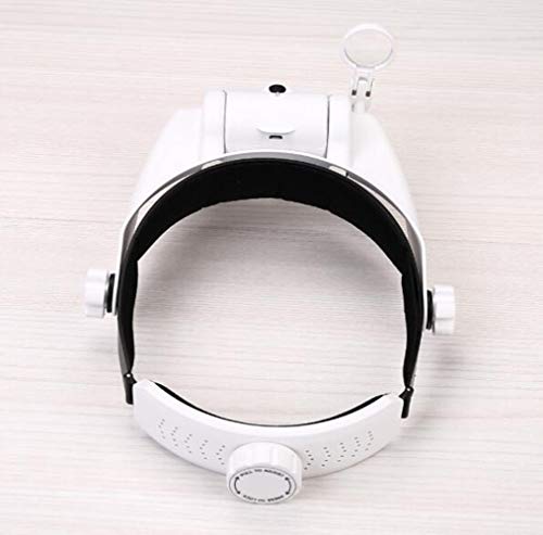 Pixier Led Diadema Lupa Gafas Cabeza Con Luz De Aumento Profesional Para Extensión De Pestañas,de Reparación Relojes,costura,manualidades,3 Cuentas Led,6 Lentes,1,5x A 3.5x A / Pixier Led Diadema Lupa Gafas Cabeza Con Luz De Aumento Profesional Para Extensión De Pestañas,de Reparación Relojes,costura,manualidades,3 Cuentas Led,6 Lentes,1,5x A 3.5x A /