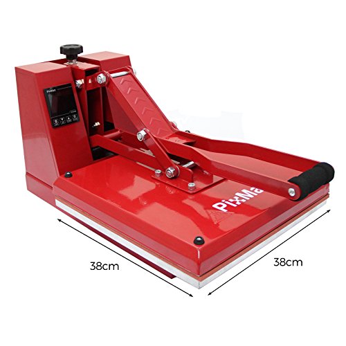 PixMax Prensa de Calor Maquina de Prensa de Calor Máquina de la sublimación de la transferencia de la prensa del calor de la camiseta, uso para industrial, profesional y casero | 38cm x 38cm | Camisetas con Hoja de Teflón PixMax Prensa de Calor Maquina de Prensa de Calor Máquina de la sublimación de la transferencia de la prensa del calor de la camiseta, uso para industrial, profesional y casero | 38cm x 38cm | Camisetas con Hoja de Teflón