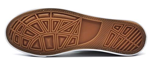 P&L Zapatillas de Lona Mujer Blanco Negro Bambas Puntera de Goma Loneta Blanca Negra P&L Zapatillas de Lona Mujer Blanco Negro Bambas Puntera de Goma Loneta Blanca Negra