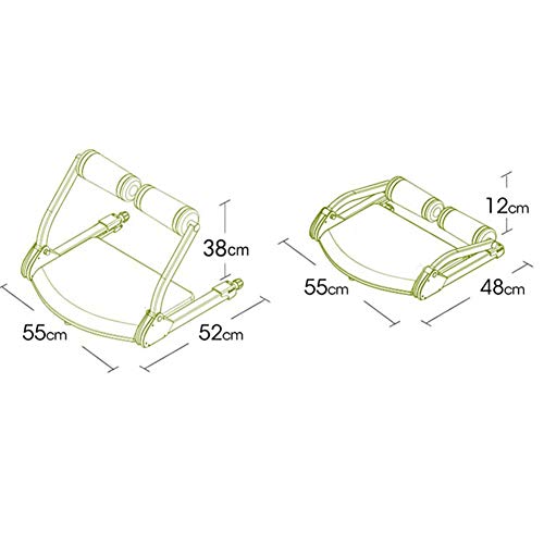 Placa abdominal Tablero supino multifunción Máquina de abdomen perezoso Equipo para ejercicios abdominales Equipo de ejercicio Rollo casero Resistencia bidireccional Almacenamiento plegable Eva Absor