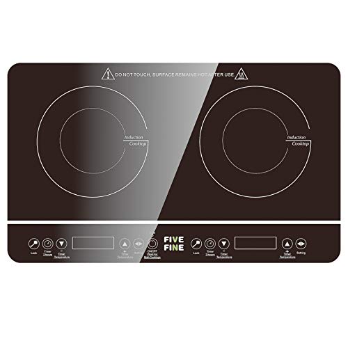 Placa Inducción de 2 Placas, Control Táctil de Cocina de Inducción, Superficie de Cristal, Control Táctil, 10 niveles de Potencia, 3-hourTemporizador, para Sartenes hasta 12-26cm, 3500 W Placa Inducción de 2 Placas, Control Táctil de Cocina de Inducción, Superficie de Cristal, Control Táctil, 10 niveles de Potencia, 3-hourTemporizador, para Sartenes hasta 12-26cm, 3500 W
