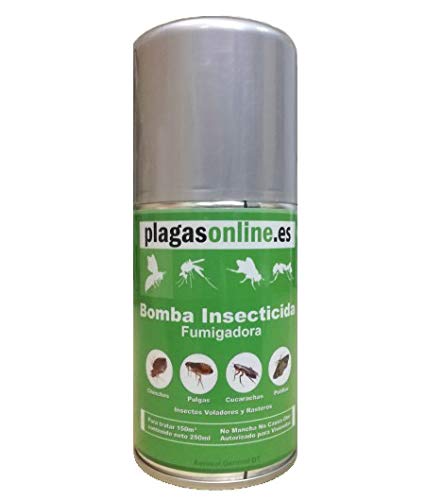 PLAGAS ONLINE Bomba Insecticida Fumigadora 250ml PLAGAS ONLINE Bomba Insecticida Fumigadora 250ml