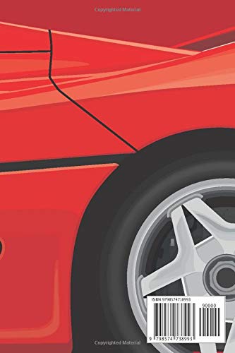 PLANNER SUPERCAR F50: Creative Planner Daily & Monthly Planner, and Notes 6" x 9” PLANNER SUPERCAR F50: Creative Planner Daily & Monthly Planner, and Notes 6" x 9”