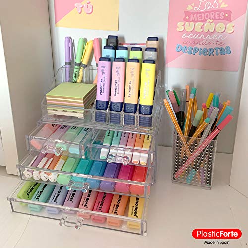 Plastic Forte Organizador Cosmética Nº7, Acrílico, Medio Plastic Forte Organizador Cosmética Nº7, Acrílico, Medio