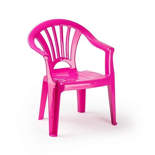 Plastiforte Silla de Plástico Color Rosa para Niños Plasticforte