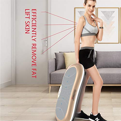Plataforma De Ejercicios De Vibración para Ejercicio De Cuerpo Entero Máquina De Adelgazamiento De Tubo De Estufa De Vibración De Cuerpo Entero Delgado 3D (Color : Gold, Size : 77 * 45 * 15cm) Plataforma De Ejercicios De Vibración para Ejercicio De Cuerpo Entero Máquina De Adelgazamiento De Tubo De Estufa De Vibración De Cuerpo Entero Delgado 3D (Color : Gold, Size : 77 * 45 * 15cm)