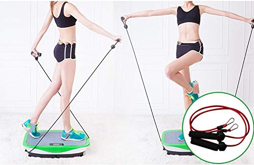 Plataforma Vibración Ultra Delgado,Máquina de Levantamiento de Pesas de pie, máquina de Fitness Perezosa-C,Plataforma vibración para Fitness y