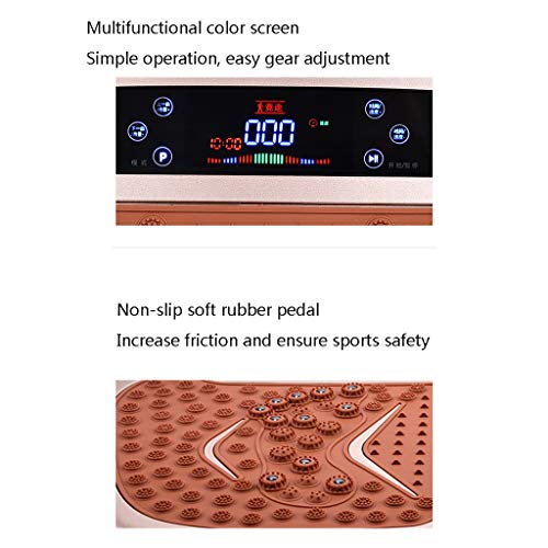 Plataformas vibratorias Placa De Vibración De Fitness con Pantalla Táctil Máquina De Vibración De Cuerpo Entero para Fitness En Casa Y Pérdida De Peso Vibración De Alta Frecuencia Masaje Magnético Plataformas vibratorias Placa De Vibración De Fitness con Pantalla Táctil Máquina De Vibración De Cuerpo Entero para Fitness En Casa Y Pérdida De Peso Vibración De Alta Frecuencia Masaje Magnético