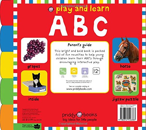 Play and Learn ABC: First 100 Words, with Novelties on Every Page