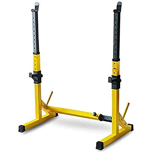 PLAYH Estante De Sentadillas Estante De Barra Ajustable, Soportes De Sentadillas Estante De Barra Libre Prensa De Banco, Equipo De Fitness Equipo De Entrenamiento con Pesas PLAYH Estante De Sentadillas Estante De Barra Ajustable, Soportes De Sentadillas Estante De Barra Libre Prensa De Banco, Equipo De Fitness Equipo De Entrenamiento con Pesas