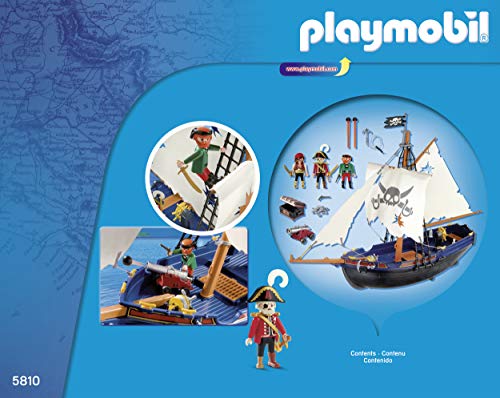 PLAYMOBIL - Barco corsario, Set de Juego (5810)