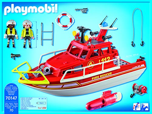 PLAYMOBIL- City Action Figuras y Juegos de contrucción, Color carbón (70147)