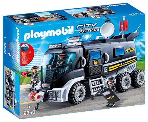 PLAYMOBIL City Action Vehículo con luz LED y Módulo de Sonido, a Partir de 5 Años (9360)