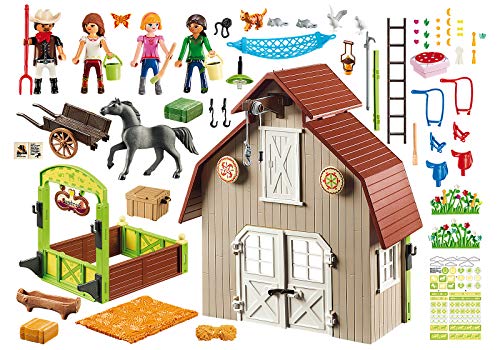 PLAYMOBIL DreamWorks Spirit Establo con Fortu, Pru y AbigaĆl, a Partir de 4 AƱos (70118) PLAYMOBIL DreamWorks Spirit Establo con Fortu, Pru y AbigaĆl, a Partir de 4 AƱos (70118)