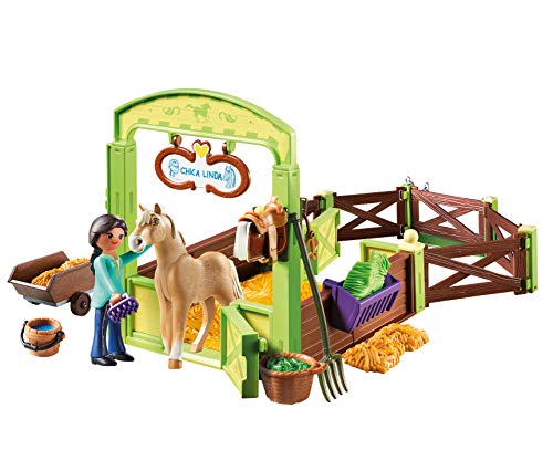 PLAYMOBIL DreamWorks Spirit Establo Pru y Chica Linda, a Partir de 4 AƱos (9479) PLAYMOBIL DreamWorks Spirit Establo Pru y Chica Linda, a Partir de 4 AƱos (9479)
