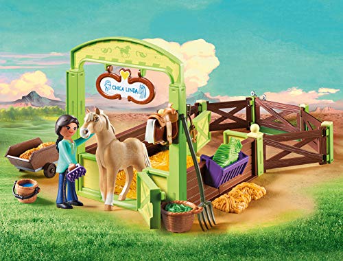 PLAYMOBIL DreamWorks Spirit Establo Pru y Chica Linda, a Partir de 4 AƱos (9479) PLAYMOBIL DreamWorks Spirit Establo Pru y Chica Linda, a Partir de 4 AƱos (9479)
