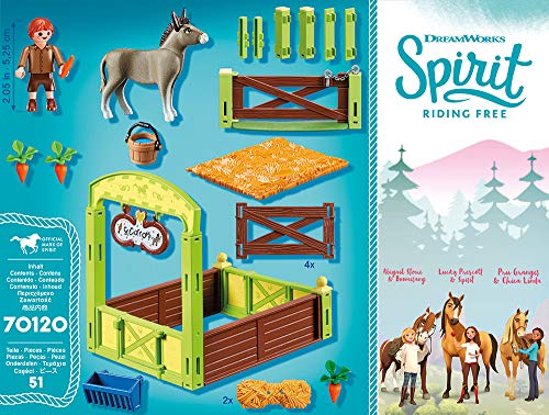 Playmobil - Establo Trasqui y SeƱor Zanahoria Juego con Accesorios, Multicolor (70120) Playmobil - Establo Trasqui y SeƱor Zanahoria Juego con Accesorios, Multicolor (70120)