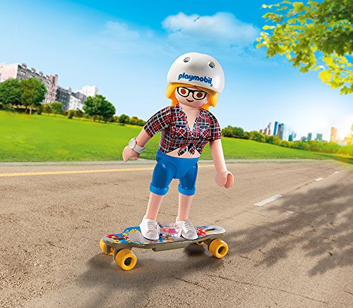 Playmobil Playmofriends- Adolescente con Patineta Muñecos y Figuras, Multicolor, 3,5 x 16 x 12 cm (Playmobil 9338) Playmobil Playmofriends- Adolescente con Patineta Muñecos y Figuras, Multicolor, 3,5 x 16 x 12 cm (Playmobil 9338)