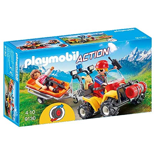 PLAYMOBIL- Quad de Rescate de Montaña (9130)