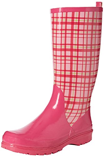 Playshoes Bota de Goma de Caucho Natura, Botas de Agua Mujer, Rosa (Rosa 14), 42 EU