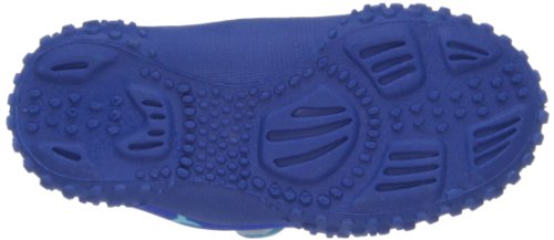 Playshoes Zapatillas de Playa con protección UV Tiburón, Zapatos de Agua Unisex Niños, Azul (Blau 7), 22/23 EU