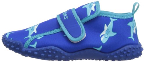 Playshoes Zapatillas de Playa con protección UV Tiburón, Zapatos de Agua Unisex Niños, Azul (Blau 7), 22/23 EU Playshoes Zapatillas de Playa con protección UV Tiburón, Zapatos de Agua Unisex Niños, Azul (Blau 7), 22/23 EU